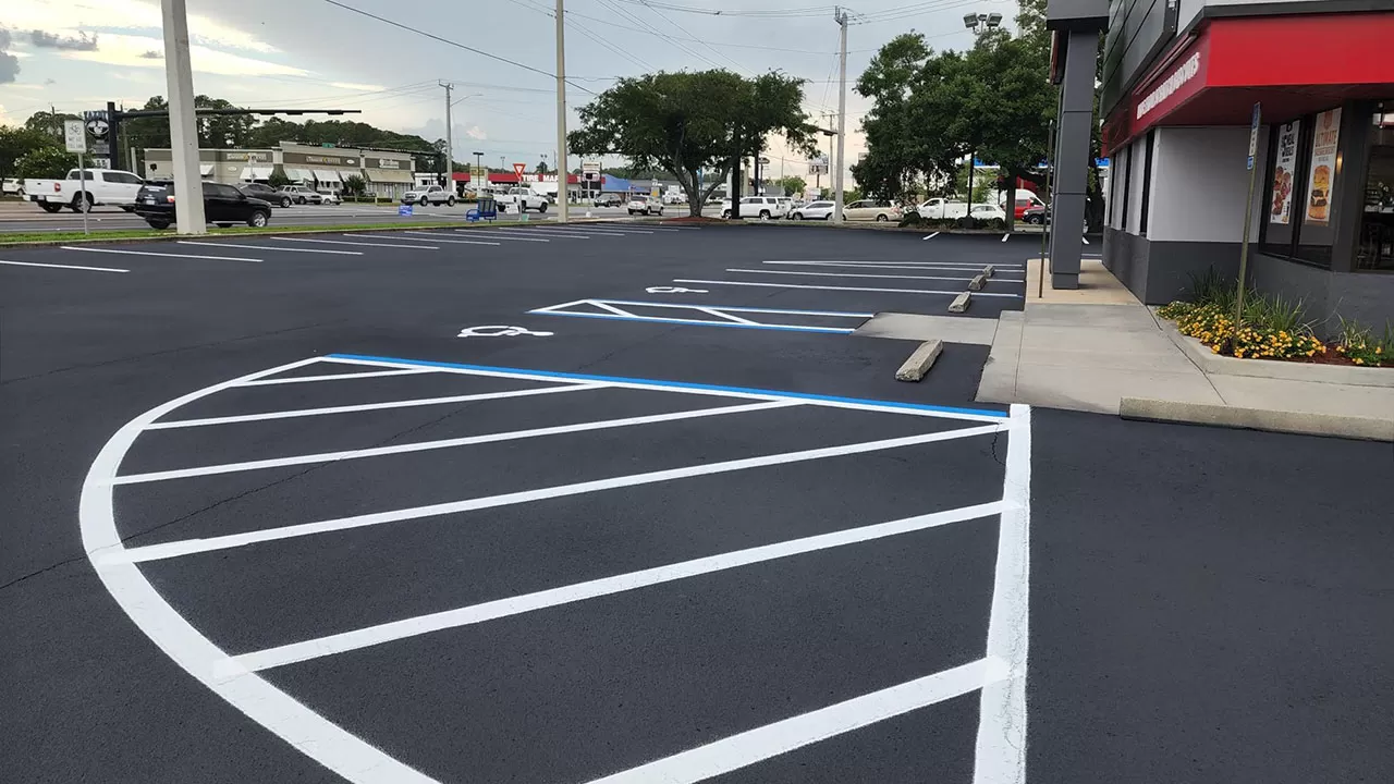 Professional Parking Lot Line Striping Near Me